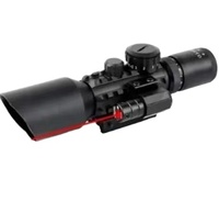 Téléobjectif de visée tactique en promotion avec laser vert ou rouge, rechargeable par USB, réglable 3-10x pour la chasse et le tir sur rail de 11/20 mm