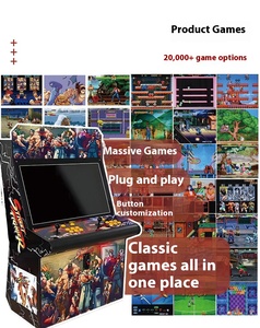 Macchina <span class=keywords><strong>Arcade</strong></span> Personalizzata con Logo, 22 Pollici, per Giochi di Combattimento, <span class=keywords><strong>Console</strong></span> Video per 2 Giocatori, per Bar e Sale Giochi - Product Image 2