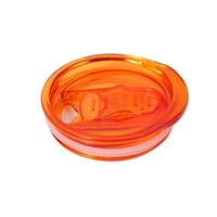 Couvercles de remplacement de gobelets écologiques résistants aux éclaboussures de 20 oz couvercle de paille coloré en plastique étanche à l'eau accessoires de verres américains