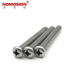 สกรูหัวกลม NOMOSION M4x32 มม. สแตนเลส 304 เกรด 8.8 สกรูเครื่องจักร - Product Image 3