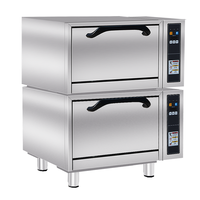 Cuisinière à riz double couche, cuisinière électrique pour cuisine d'hôtel, grande capacité, machine à vapeur automatique, cuisinière alimentaire commerciale