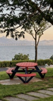 Fabricant chinois de meubles d'extérieur, tables et chaises durables pour pique-niques en plein air, pour restaurants et parcs