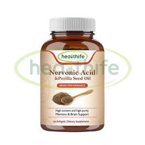 Suplemen kesehatan OEM kapsul Softgel asam sensionik minyak biji nilla - Product Image 1