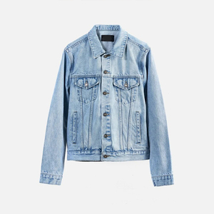 Chaqueta Vaquera Vintage Original de Alta Calidad HANGYUE, Chaqueta Vaquera de Algodón con Bordado Personalizado, Chaqueta Vaquera de Moda para Hombre - Product Image 2