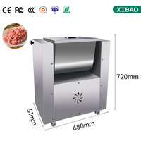 Machine à hacher la viande commerciale, mélangeur à viande et poussoir à saucisses, hachoir à viande de comptoir, mélangeur à viande et extrudeuse à saucisses