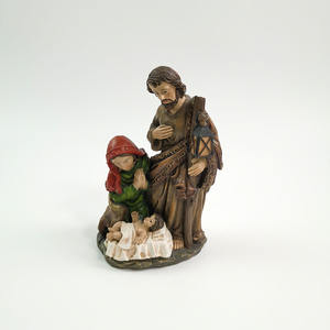 Ensemble <span class=keywords><strong>de</strong></span> scène <span class=keywords><strong>de</strong></span> nativité <span class=keywords><strong>de</strong></span> noël en résine personnalisée avec marie, jésus et bébé, figurines religieuses <span class=keywords><strong>de</strong></span> <span class=keywords><strong>la</strong></span> saint-famille, décoration <span class=keywords><strong>de</strong></span> noël - Product Image 4