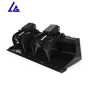 Ligong durable multi-fonctionnel <span class=keywords><strong>skid</strong></span> <span class=keywords><strong>steer</strong></span> attachement grappin godet râteau grappin pour S450 - Product Image 4