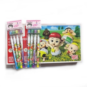 Juego de Lápices Escolares de Dibujos Animados de 11 Piezas, Sin Necesidad de Sacapuntas, con Borrador en la Parte Superior, en Oferta - Product Image 2