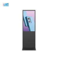 Écran d'affichage numérique LCD 43/65 pouces avec WiFi et télécommande pour magasin de détail et terminal aéroportuaire