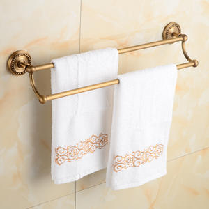 Porte-serviettes tout cuivre antique européen pour pâte à frire Twists Design moderne Porte-serviettes <span class=keywords><strong>de</strong></span> bain Pendentif Étagère <span class=keywords><strong>de</strong></span> salle <span class=keywords><strong>de</strong></span> bain pour hôtel - Product Image 3