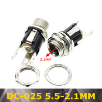 DC الطاقة مقبس متفرع موصل 5.5*2.1 مللي متر 0.7 2.0 مللي متر DC-005 DC-002 DC-012 DC-017 DC-022 DC-022B DC-025 DC-083 DC-098 DC-099 DC005
