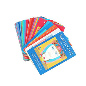 Impresión Personalizada de Cartas de <span class=keywords><strong>Tarot</strong></span> Tamaño <span class=keywords><strong>Tarot</strong></span> Sin Pedido Mínimo, Cartas de <span class=keywords><strong>Tarot</strong></span> Cyberpunk Intuit, Cartas de Ángulo de <span class=keywords><strong>Tarot</strong></span> Lunar, Imágenes Minimalistas - Product Image 5