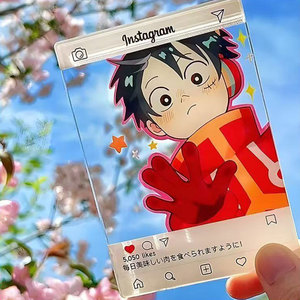 Custom Acrylic <strong>Lenticular</strong> Transparent Photocard Ticket Instagram Business Card Kpop Star Gift Photo Frame - Product Image 1