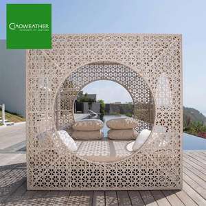 Chaise longue de <span class=keywords><strong>jardin</strong></span> en rotin PE de haute qualité, imperméable, pour la piscine, la plage, les complexes hôteliers et les hôtels - Product Image 3