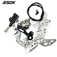 Kit de frein à pied pour Surron Light Bee X LBX, système de freinage à double étrier pour la modification du frein à pied Light Bee X