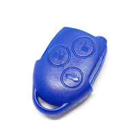 Carcasa para Llave de Coche de 3 Botones, Azul, Carcasa de Repuesto para Llave Remota, Accesorios para Coche