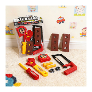 Ensemble d'outils de construction éducatifs, établi en bois, boîte à outils, jouet d'ingénieur, perceuse, jeu d'imitation, apprentissage des compétences motrices, jouet d'activité - Product Image 4