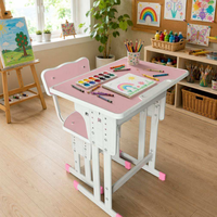 Chaises et bureaux d'étude pour élèves, en panneaux de densité et métal, tailles personnalisées, pour salles de classe du collège, chaise d'étude, chaise d'école