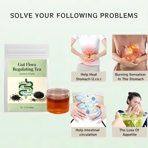 Té Herbal <span class=keywords><strong>Natural</strong></span> Oscuro para el Equilibrio <span class=keywords><strong>Intestinal</strong></span>, Apoya la <span class=keywords><strong>Flora</strong></span> <span class=keywords><strong>Intestinal</strong></span> y la Salud Digestiva Gastrointestinal, Té para el Cuidado Diario del Estómago - Product Image 4