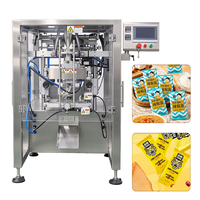 Machine verticale de remplissage et de scellage automatique ZL-180P pour sachets, avec pompe à piston, 20-100 sachets/min, pour sauces piquantes et pâtes, idéale pour les usines alimentaires de précision