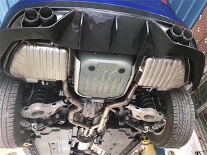 Difusor Trasero de Fibra de Carbono con 4 Salidas para <span class=keywords><strong>Jaguar</strong></span> F-PACE 2016-2020, Kit de Carrocería, Alerón Trasero, Piezas de Modificación Aerodinámica - Product Image 4