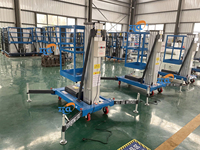 10m 12m alliage d'aluminium hydraulique échelle ascenseur en aluminium homme ascenseur plates-formes de travail aérien