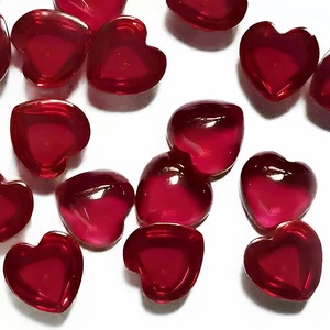 Piedra Sintética de Corindón con Corte Cabujón en Forma de Corazón, Rubí Suelto, Precio de Fábrica, para Joyería - Product Image 4