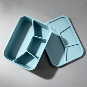 Lonchera Infantil de Silicona de Lujo a Prueba de Fugas con Diseño Bento de 4 Compartimentos, Apta para Lavavajillas y Ecológica para Guardar Refrigerios Escolares - Product Image 2