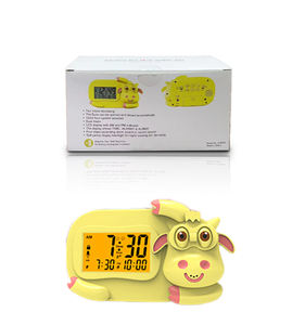 <span class=keywords><strong>Réveil</strong></span> de bureau pour tout-petits bon marché en gros Fonction d'entraînement au sommeil avec rétroéclairage Horloge avec enregistreur vocal - Product Image 6