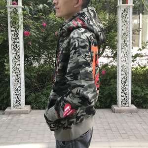 High Quality 100% Cotton <b>Men's</b> <b>Hoodies</b> Autumn Winter Thick Plush Pullover Custom Pattern Chenille Embroidery Front Logo Knitted - Product Image 3