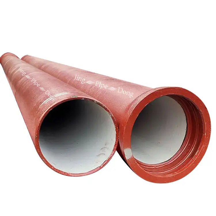 china factory high quality k9 black ductile iron pipe for sewage standard specifications