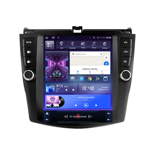Autoradio 9,<span class=keywords><strong>7</strong></span> pouces pour Honda Accord <span class=keywords><strong>7</strong></span> 2003-2008, lecteur multimédia vidéo style Tesla, CarPlay, Android Auto, GPS, Navi, DSP, stéréo, caméra 360° - Product Image 1