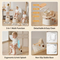 Pot pour bébé populaire, vente directe d'usine, toilette pour bébé, style adulte, toilette de voyage avec pot pliable mini portable