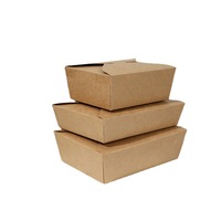 Recycelbare Kraftpapier Quadratische Lunchbox mit Magnetverschluss und Griff, Stabile Restaurant-Takeaway-Lebensmittelbehälter, Geschenkverpackung