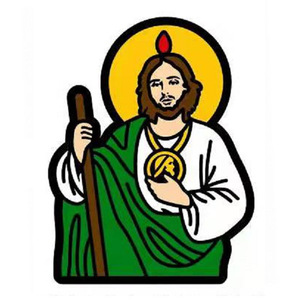 จี้รองเท้าคุณภาพสูงปี 2026 ลายพระเยซูอวยพร  ทำจากพีวีซีเนื้อนุ่ม  ตกแต่งด้วยคำอธิษฐานพระคริสต์  ออกแบบตามสั่ง - Product Image 3