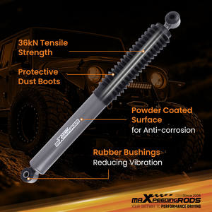Kit d'amortisseurs de suspension arrière à double tube MaXpeedingrods Factory <span class=keywords><strong>2</strong></span>"-<span class=keywords><strong>5</strong></span>" pour <span class=keywords><strong>Jeep</strong></span> <span class=keywords><strong>Wrangler</strong></span> <span class=keywords><strong>YJ</strong></span> 4WD 1987-1995 Haute durabilité - Product Image 4