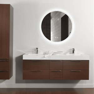 <span class=keywords><strong>Espejo</strong></span> Inteligente con Retroiluminación LED Redonda de 32'' de Bathnology, <span class=keywords><strong>Espejo</strong></span> Plateado con Pantalla Táctil, <span class=keywords><strong>Luz</strong></span> para <span class=keywords><strong>Baño</strong></span> - Product Image 2