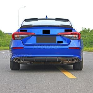 Kit de silenciador de escape trasero de acero inoxidable para Honda Civic 11.ª generación 2022, pieza de modificación del revestimiento del escape trasero - Product Image 4