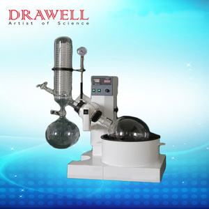 เครื่องระเหยสารแบบสุญญากาศ Drawell รุ่น DW-ORE-2000 ขนาด 2 ลิตร 3 ลิตร 5 ลิตร แบบยกหมุน สำหรับการกลั่นสุญญากาศ พร้อมเครื่องทำความเย็นและเครื่องทำความร้อน - Product Image 5
