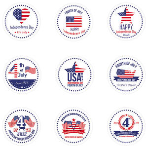 Decoraciones modernas <span class=keywords><strong>para</strong></span> fiestas del Día DE LA Independencia, estrellas y pegatinas de banderas nacionales <span class=keywords><strong>para</strong></span> fiestas y accesorios navideños - Product Image 4