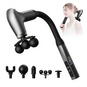 Pistola de Masaje de Percusión Personalizada de 1200-3000 r/min con 3 Cabezales, Estimulador Muscular Eléctrico Profesional, 9 Modos, 9 Niveles, Pistola de Fascia - Product Image 1