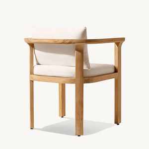 Ensemble de meubles de jardin en teck, chaises et table de salle à manger pour hôtel, villa, parc, terrasse - Product Image 5