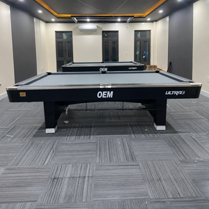 Table de billard Alpha Tournament de marque OEM, ardoise de 1 pouce, édition standard en 3 parties, usage commercial en intérieur - Product Image 1