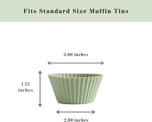 Home Kitchen Cooking Supplies Cake Decorating Tools <b>Silicone</b> Cake Cup Round Shaped Muffin Cupcake <b>Baking</b> Molds - Product Image 2
