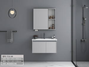 Parete in acciaio inox specchio specchio specchio bagno lavandini e vanità unità per alberghi - Product Image 3