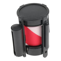 Barrière de file d'attente rétractable avec cassette de ceinture de 2 mètres, 3 mètres, 5 mètres