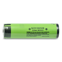 Batterie au lithium bouton haut NCR 18650B avec protection 18650 3400mAh 3.7V Batteries rechargeables Li ion 18650 avec PCB