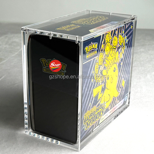 Boîte en acrylique à bords arrondis SHP en promotion pour Pokémon Écarlate et Violet : Boîte d'entraînement Elite Paldean Fates, acrylique 6 mm avec protection UV - Product Image 2