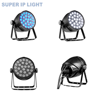 Luz LED Par Can RGBW de 280W 15~60 °   Lente Ajustable Activada por Sonido para Fiestas, Bodas y Escenarios