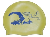 Bonnet de bain en silicone personnalisé avec logo pour cheveux longs, haute élasticité, imperméable, unisexe